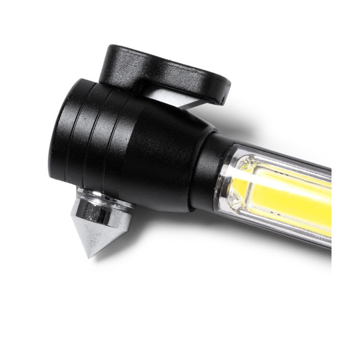 Detaliu LED lateral și ciocan lanternă DAGA 1248